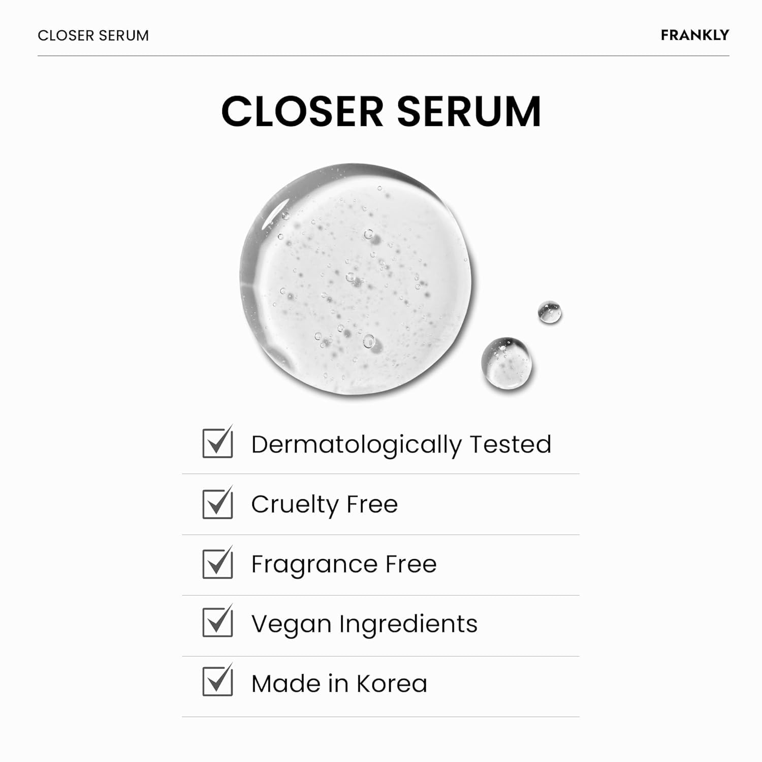 FRANKLY Closer Pore Minimizer Serum | LibrasLuxury