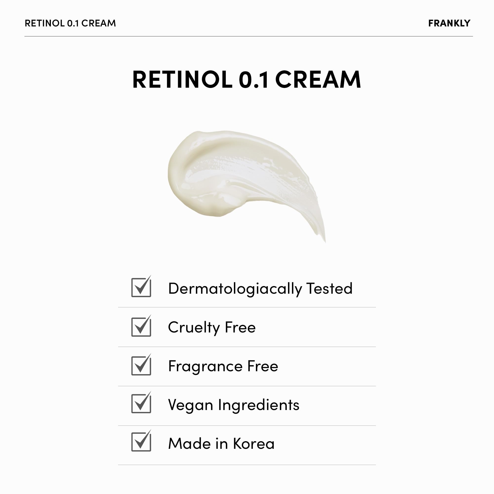 FRANKLY Retinol 0.1% Night Cream | LibrasLuxury