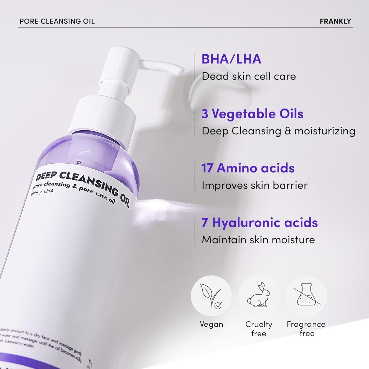 FRANKLY Pore Cleansing Oil | LibrasLuxury