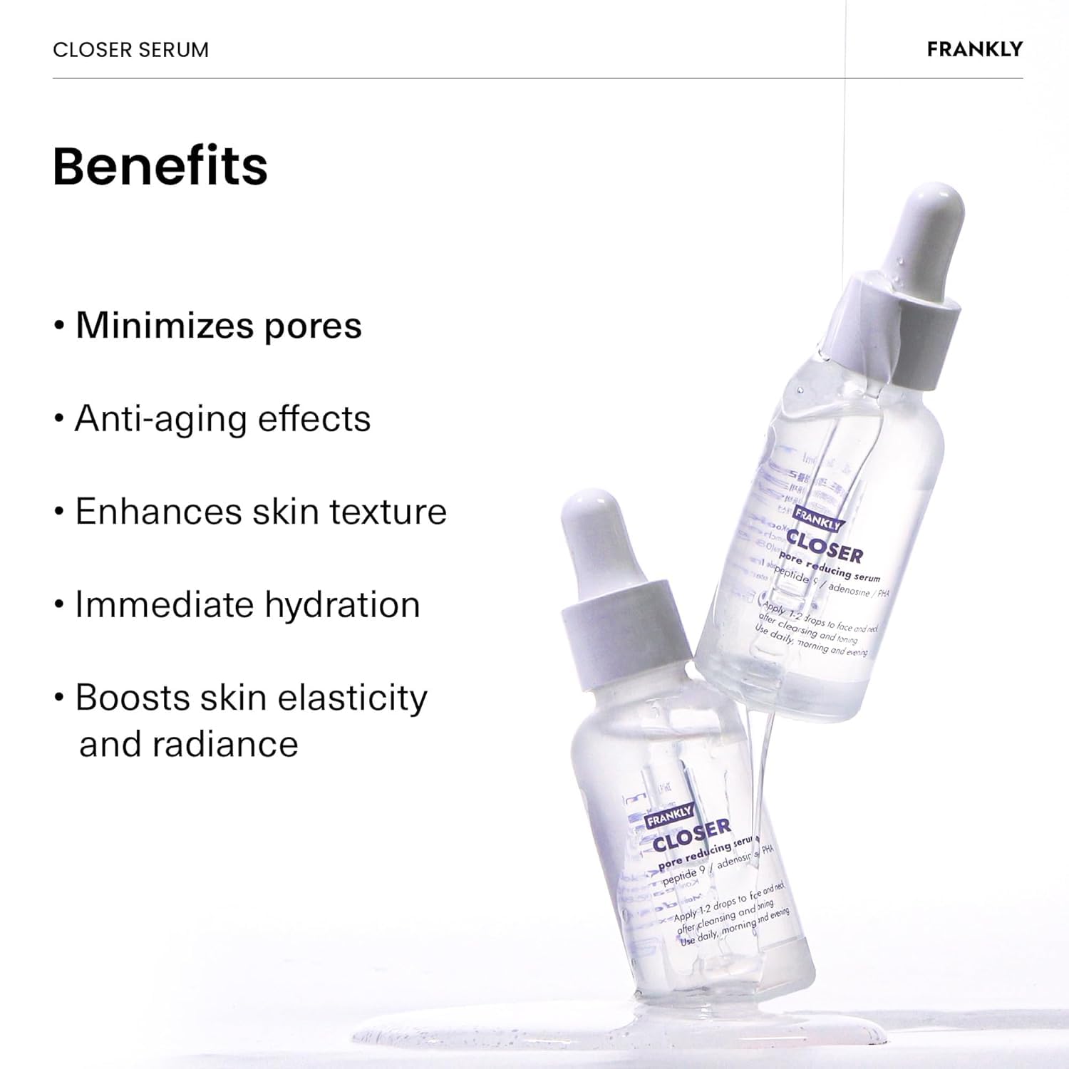 FRANKLY Closer Pore Minimizer Serum | LibrasLuxury