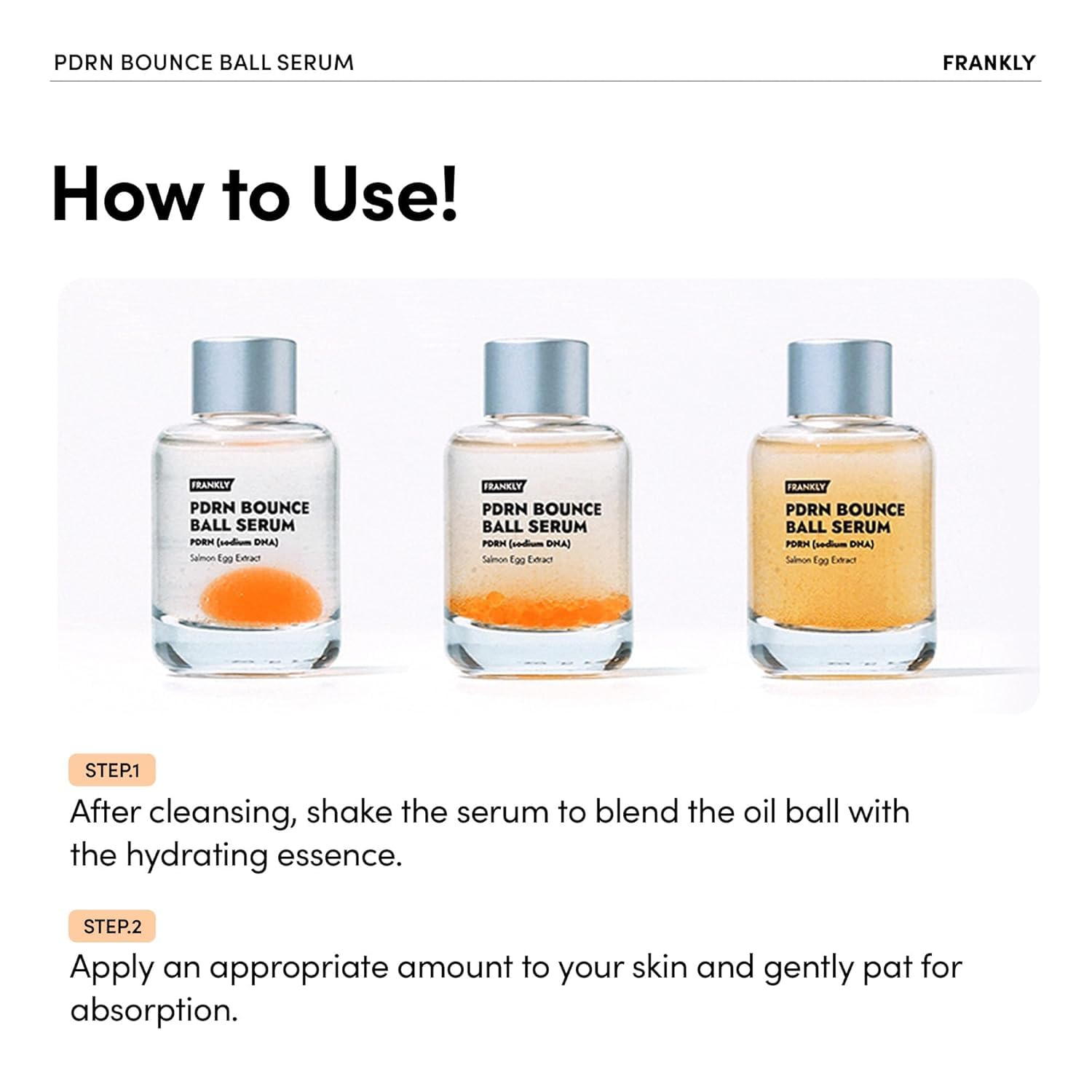 FRANKLY PDRN Bounce Ball Serum | LibrasLuxury