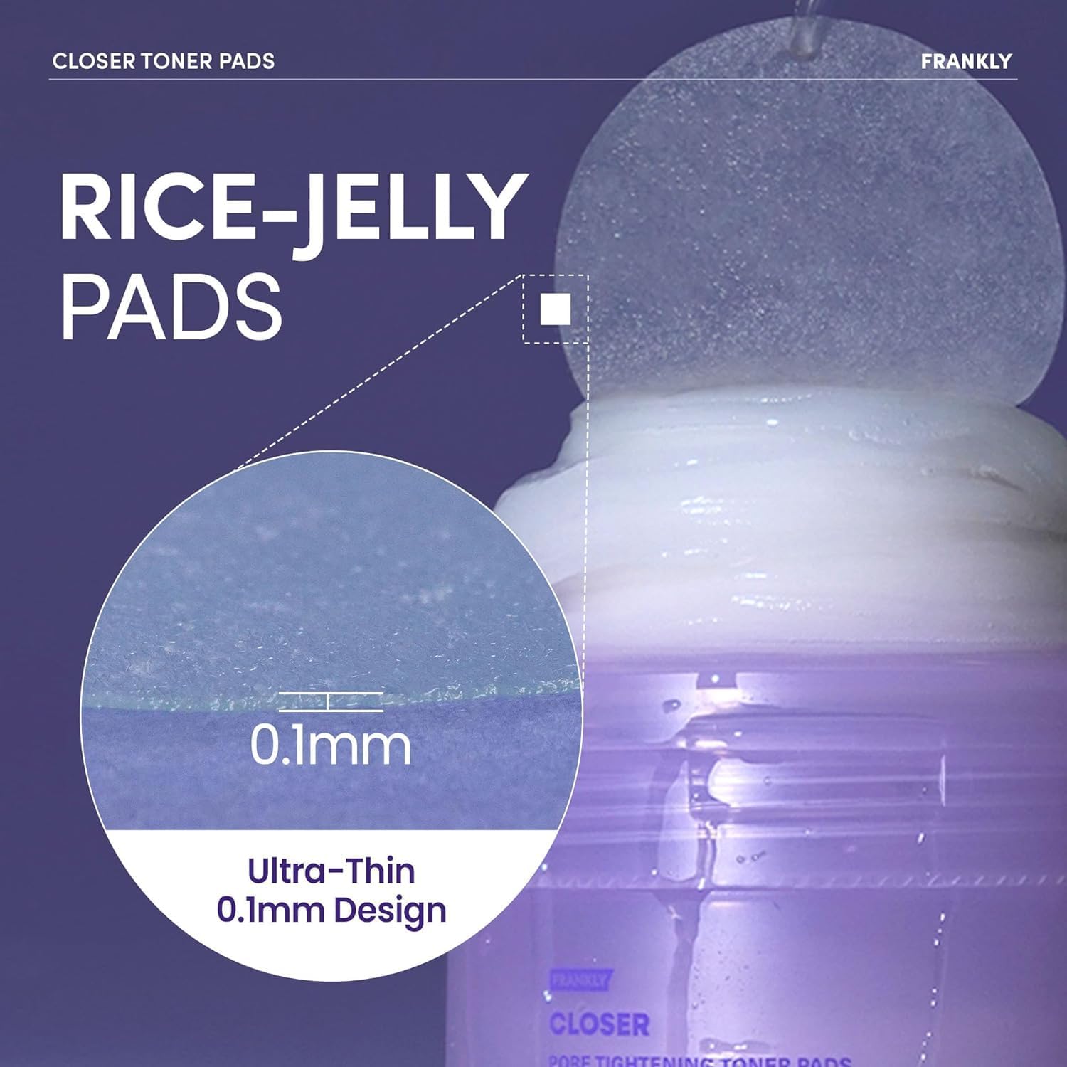 FRANKLY Rice Jelly Toner Pads | LibrasLuxury