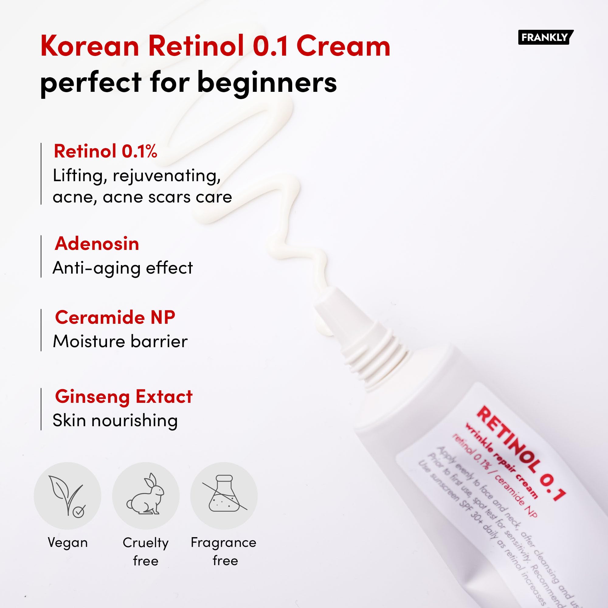 FRANKLY Retinol 0.1% Night Cream | LibrasLuxury