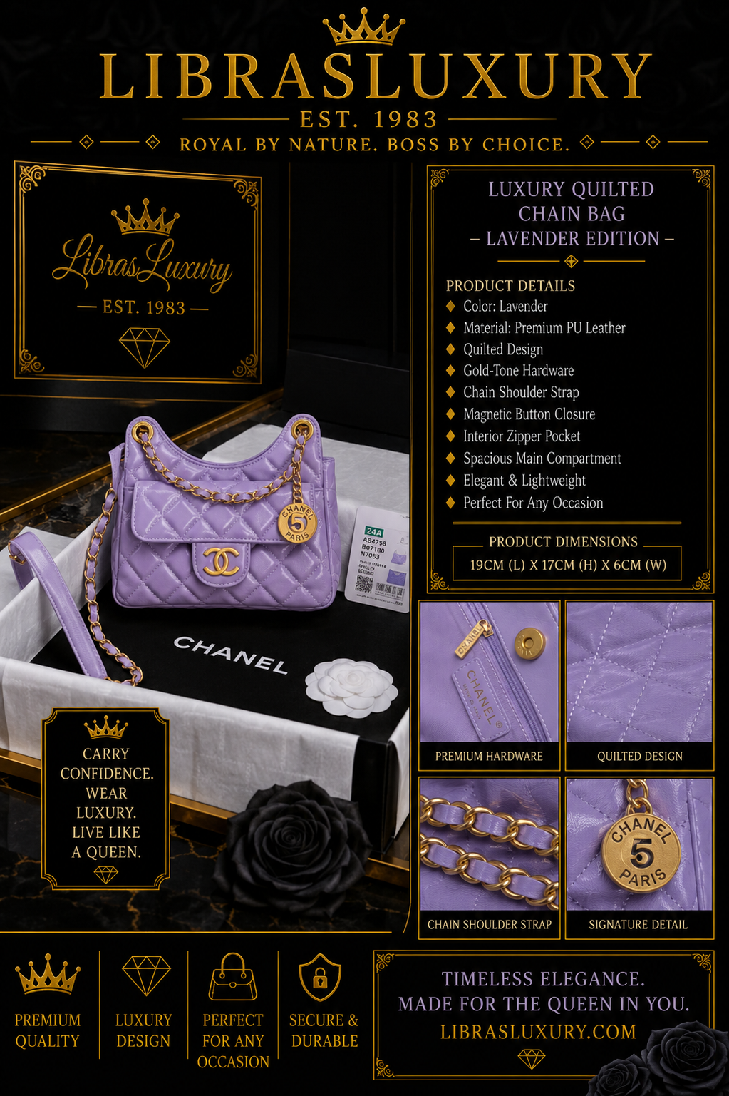 Soft Life, Big Flex — Chanel Lavender Quilted Chain Bag | LibrasLuxury