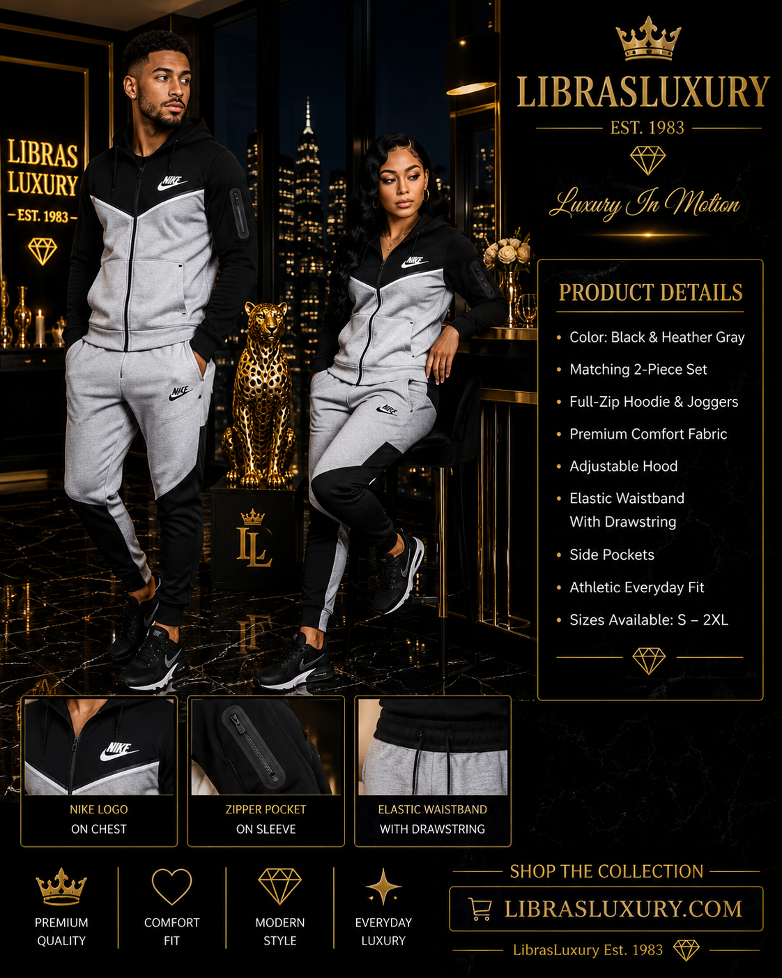 No Introduction Needed - Nike Tech Set | LibrasLuxury