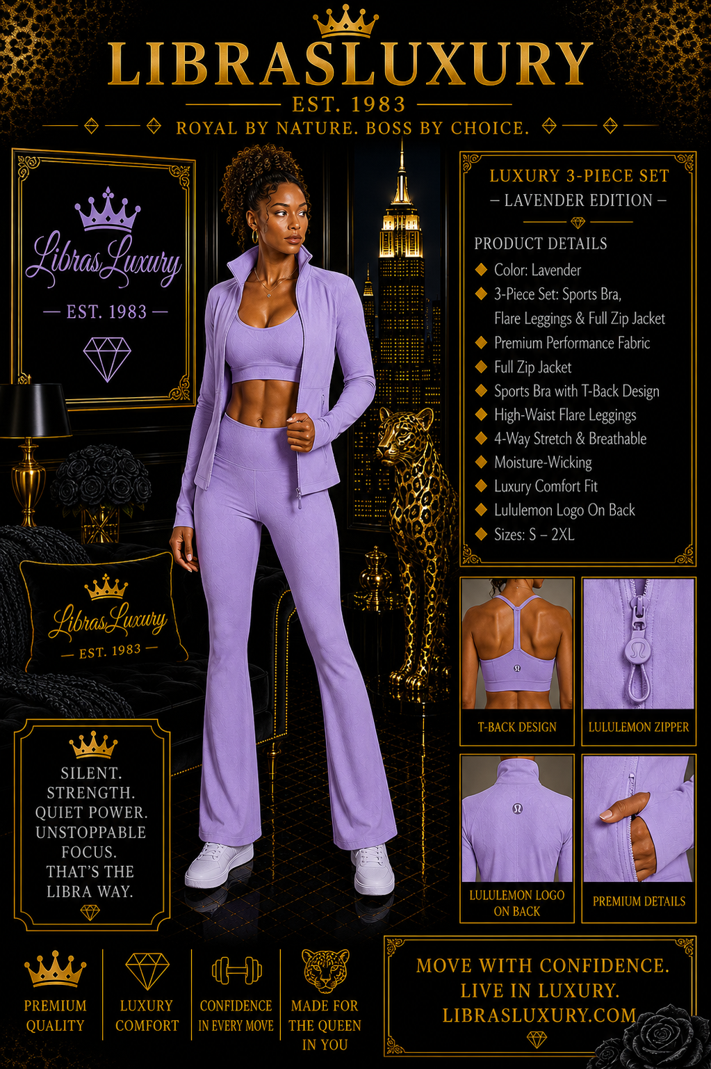 Risen & Refined- Flare Lululemon Set | LibrasLuxury