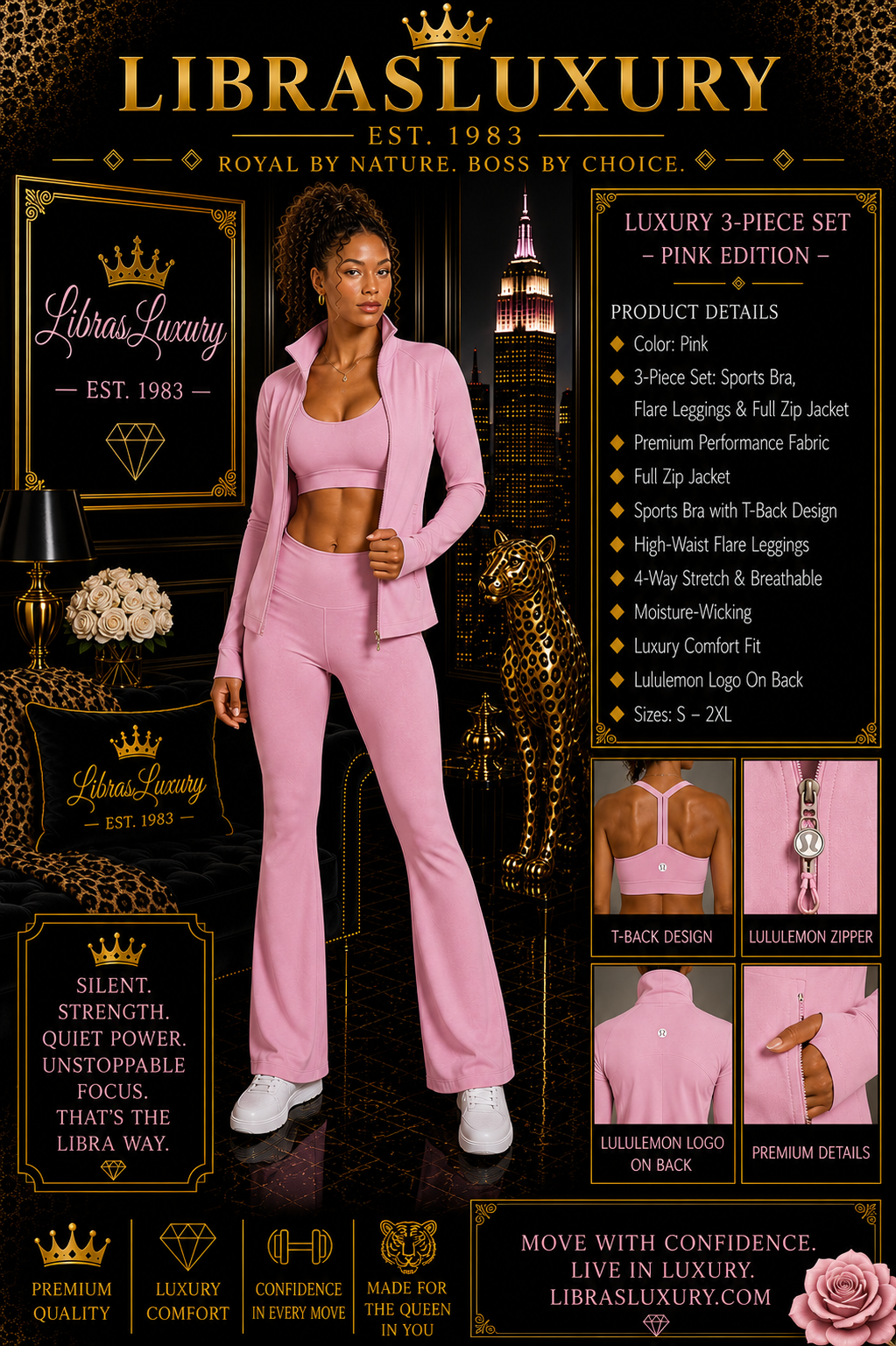 Risen & Refined- Flare Lululemon Set | LibrasLuxury