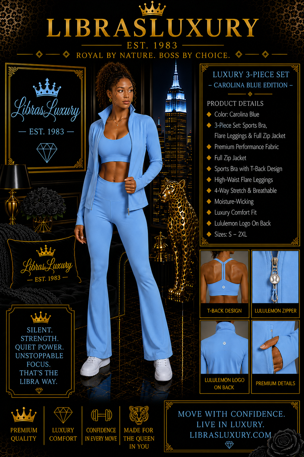 Risen & Refined- Flare Lululemon Set | LibrasLuxury