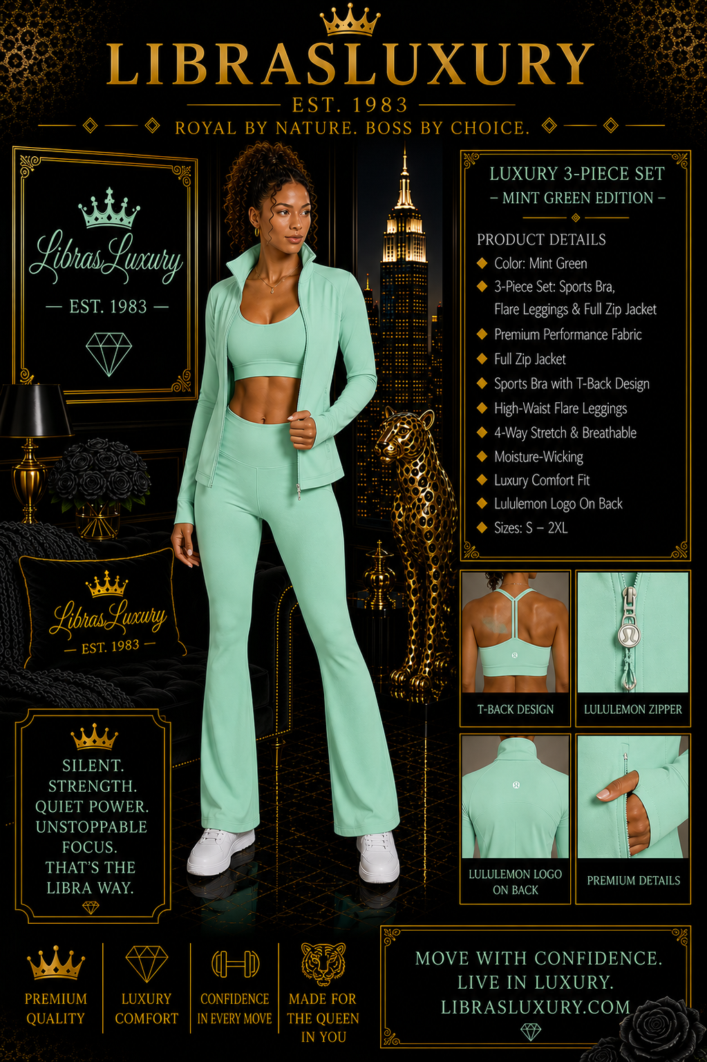 Risen & Refined- Flare Lululemon Set | LibrasLuxury
