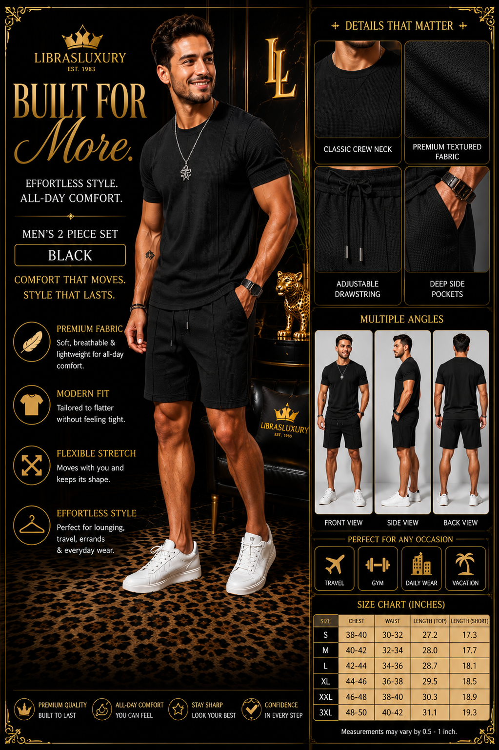 Built For More Set | LibrasLuxury