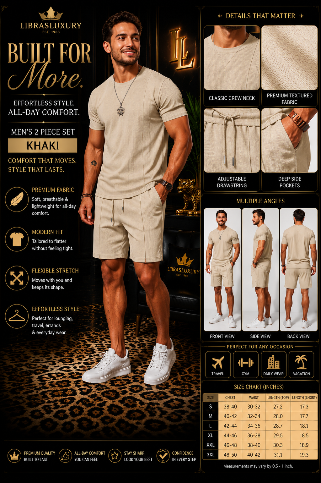 Built For More Set | LibrasLuxury