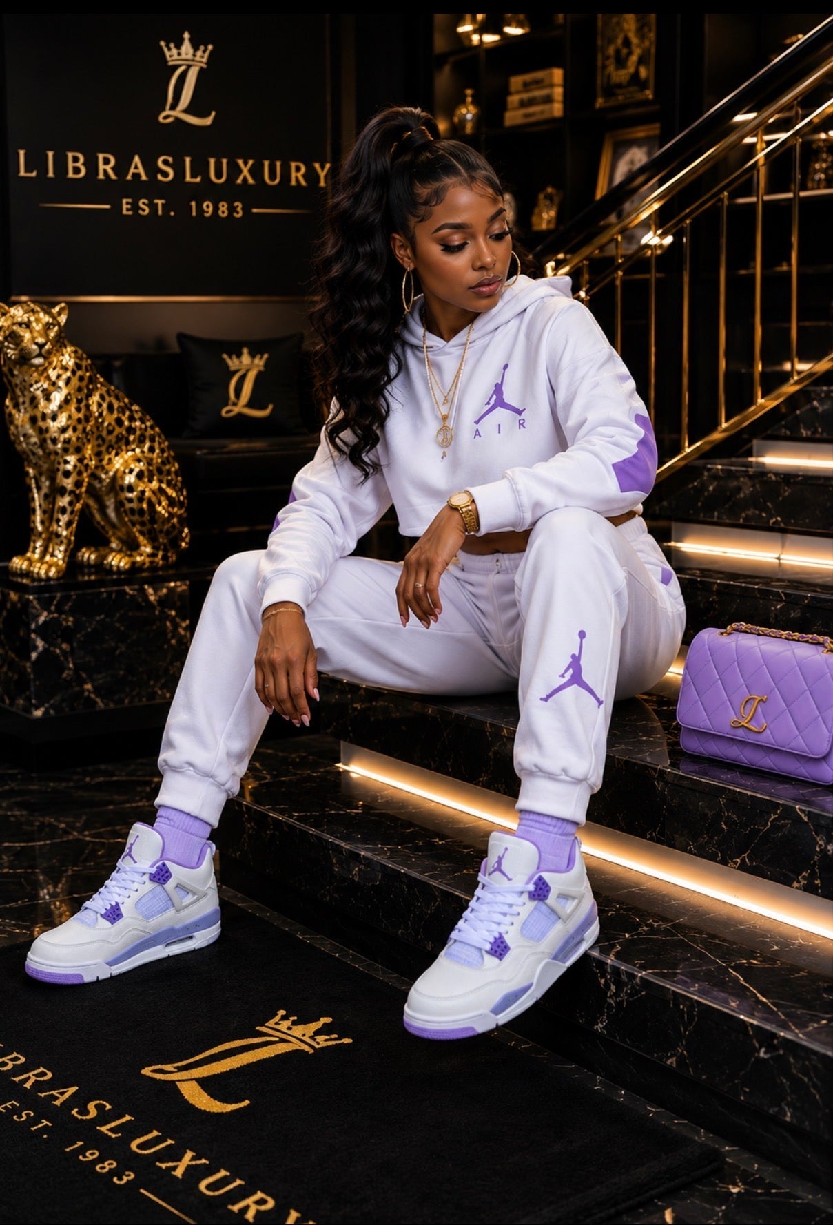 Purple Excellence - Air Jordan 4 Retro | LibrasLuxury