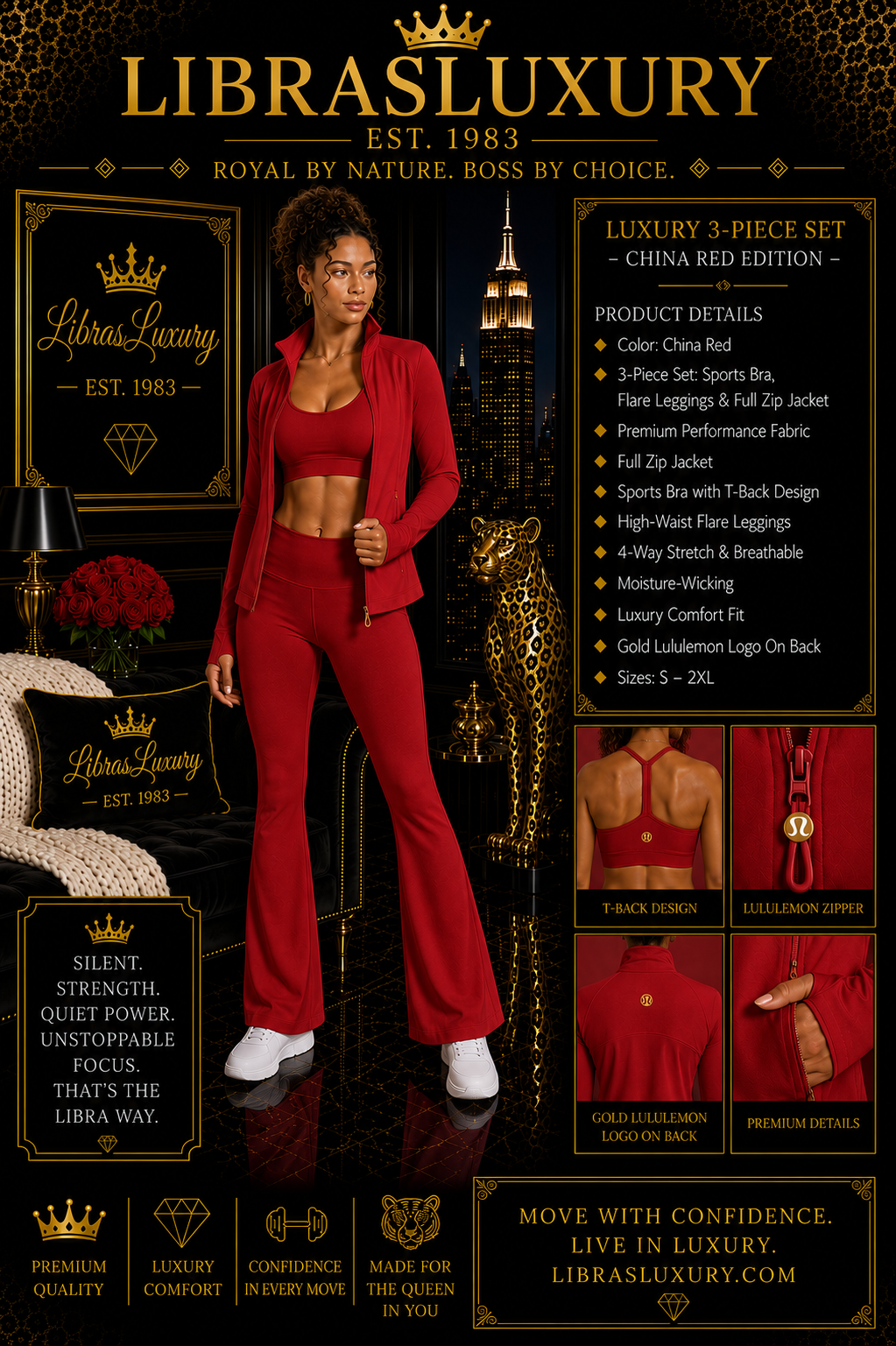 Risen & Refined- Flare Lululemon Set | LibrasLuxury