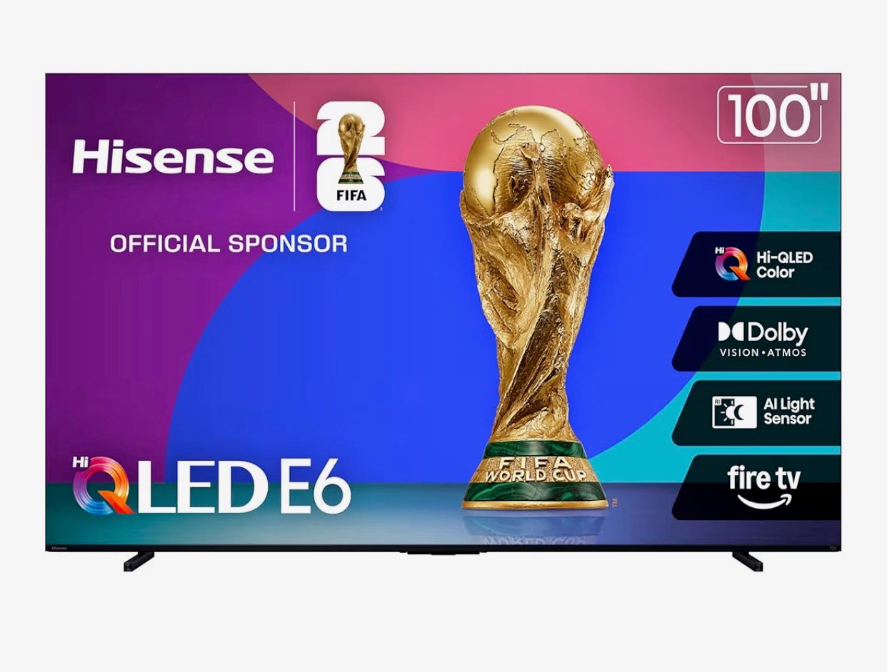 Hisense 100" QLED 4K Smart Fire TV | LibrasLuxury