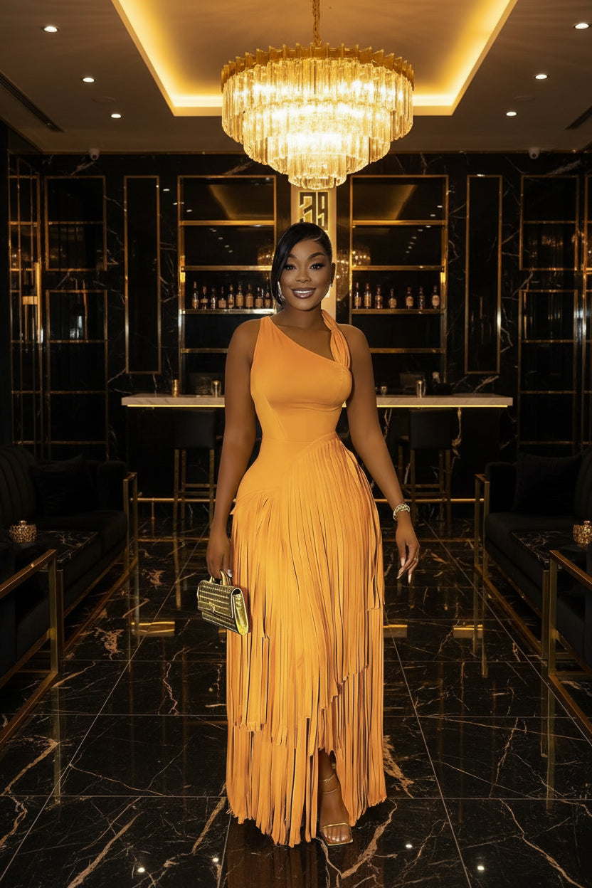 Fringe & Fire - Maxi Dress | LibrasLuxury