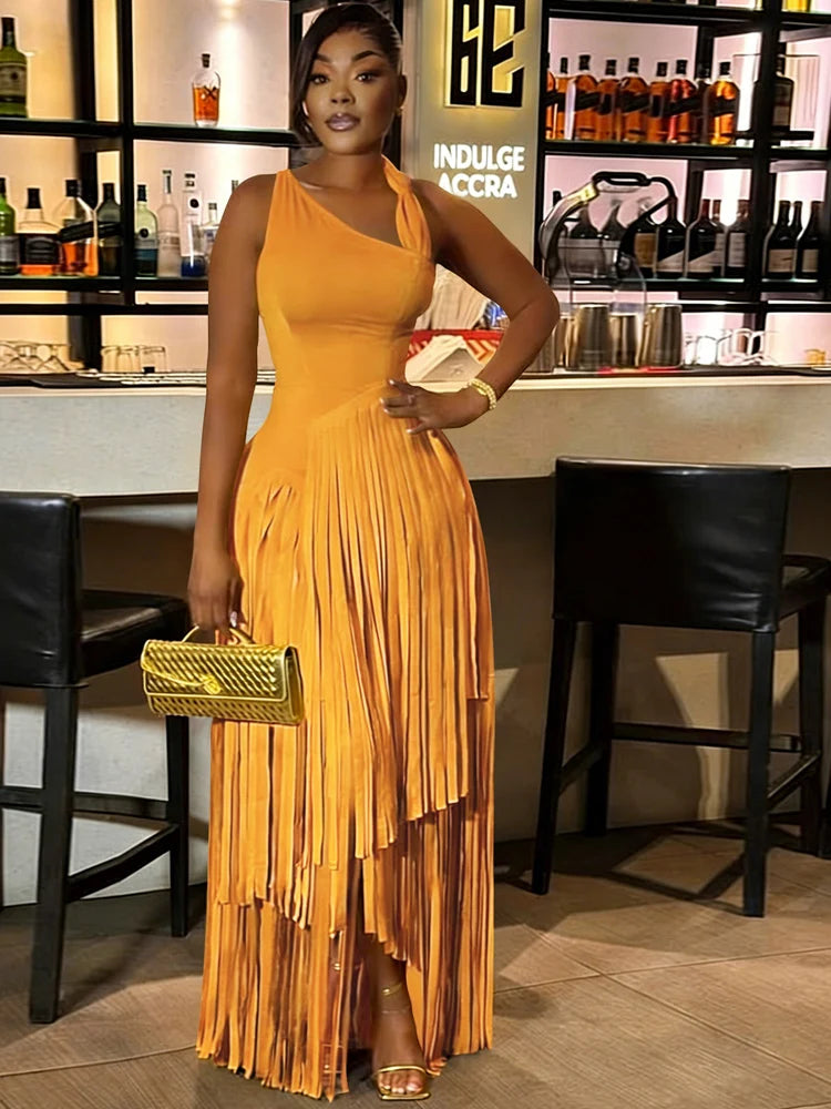 Fringe & Fire - Maxi Dress | LibrasLuxury