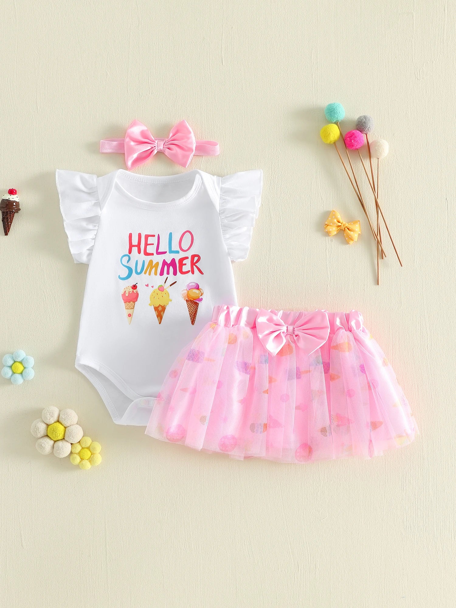Sweet Scoops Baby Girl Set | LibrasLuxury