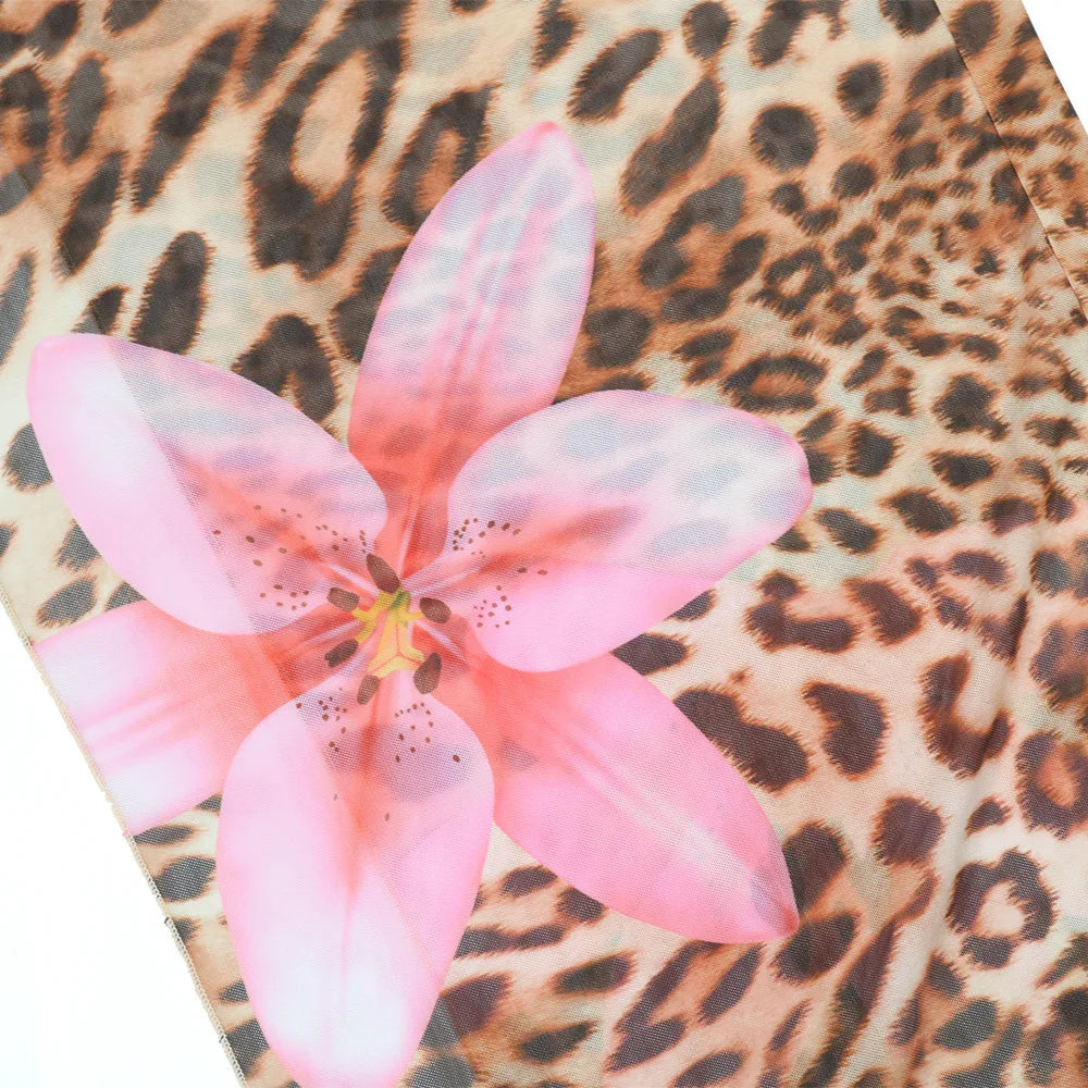 Floral Wild | Leopard Maxi Dress | LibrasLuxury