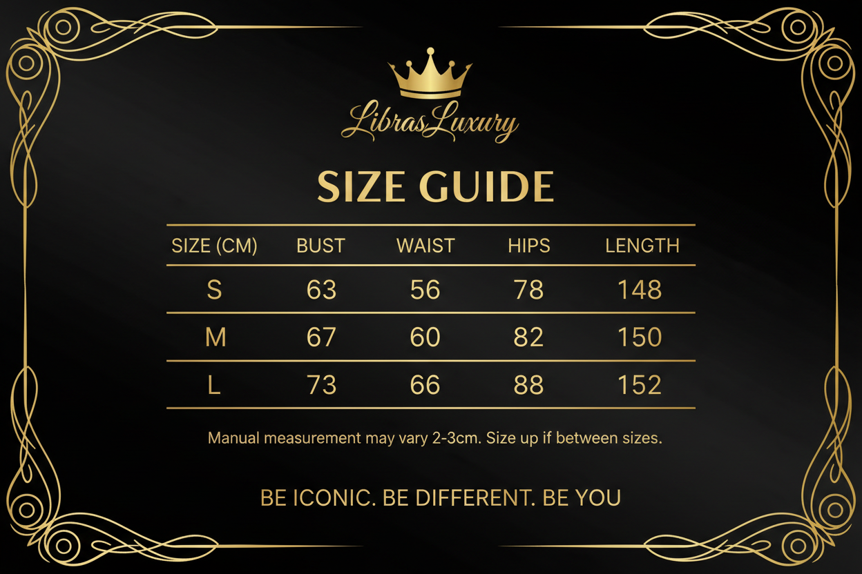Women's halter backless maxi dress size chart S M L measurements in cm - LibrasLuxury