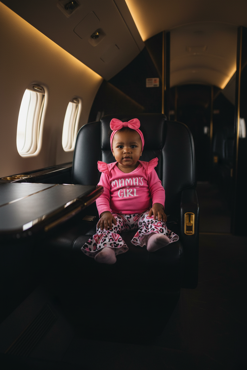 Sweet Arrival Baby Girl Flare Pants 3-Piece Set | LibrasLuxury