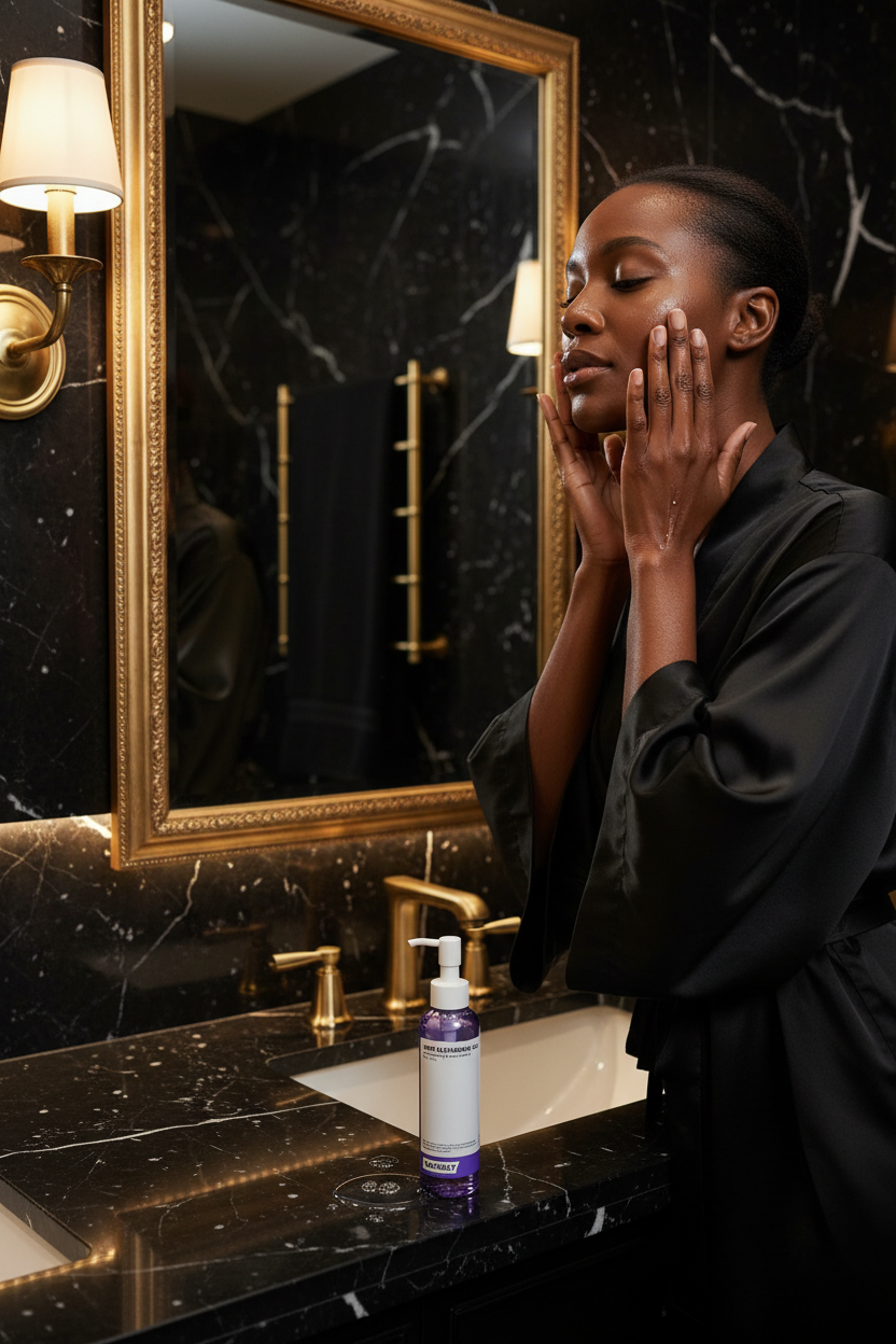 FRANKLY Pore Cleansing Oil - Luxury Bathroom Mirror Lifestyle | LibrasLuxury