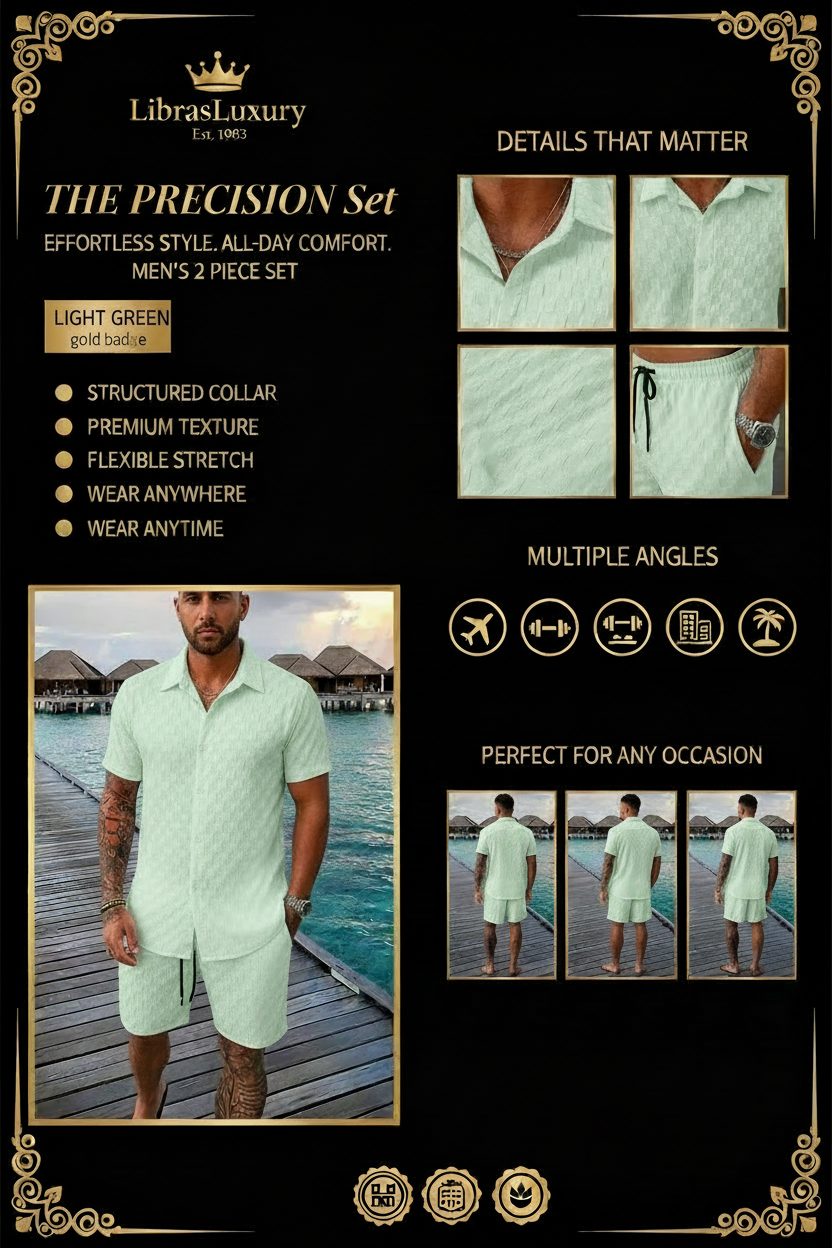 The Precision Set - Light Green | LibrasLuxury