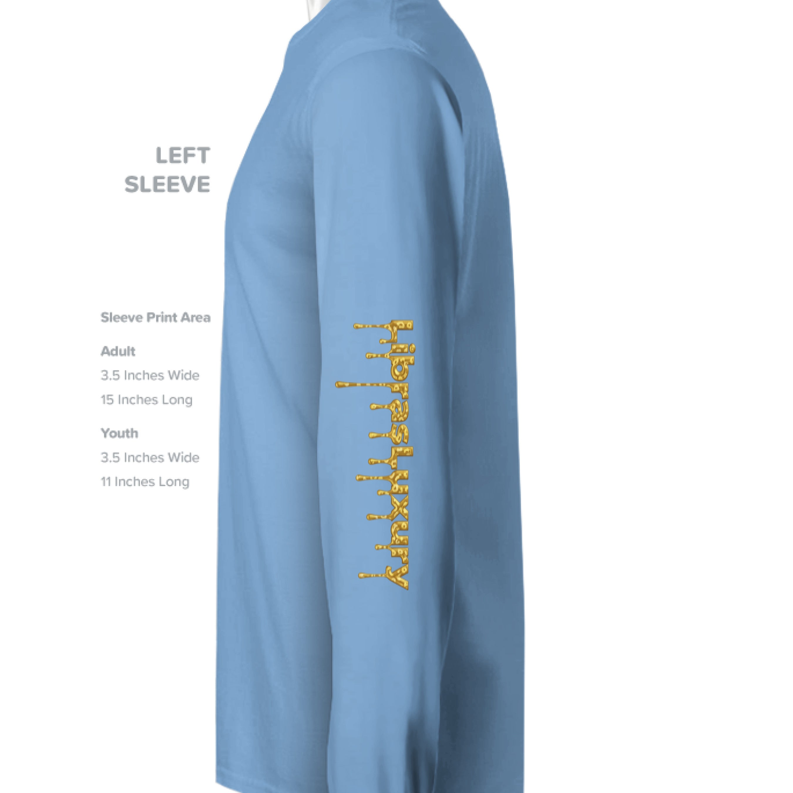 CAROLINA BLUE - SLEEVE_LEFT