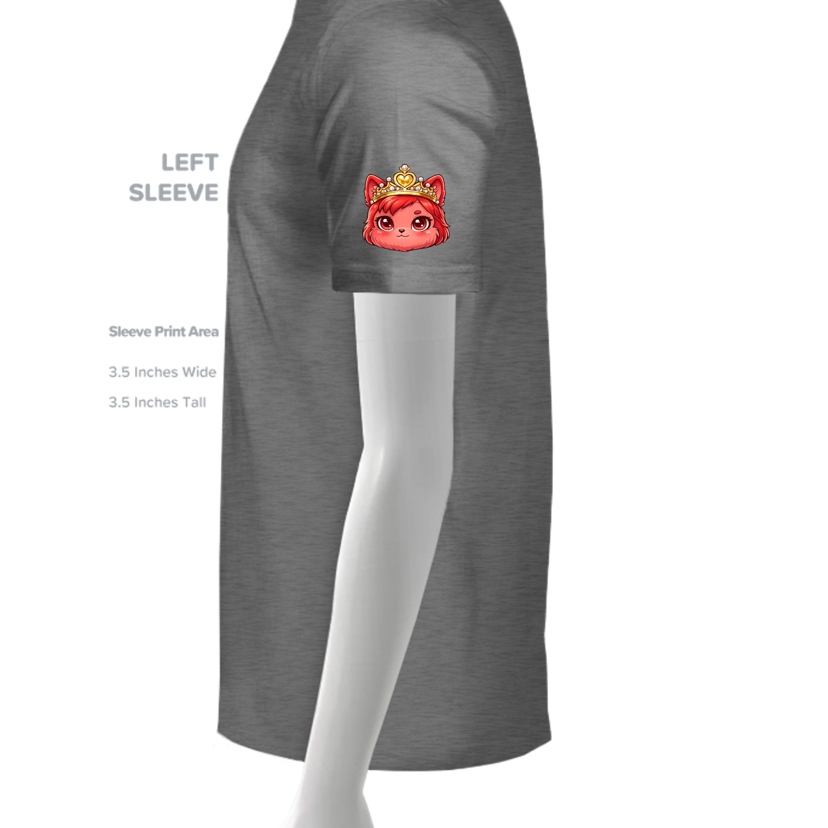 GRAPHITE HEATHER - G500 - SLEEVE_LEFT