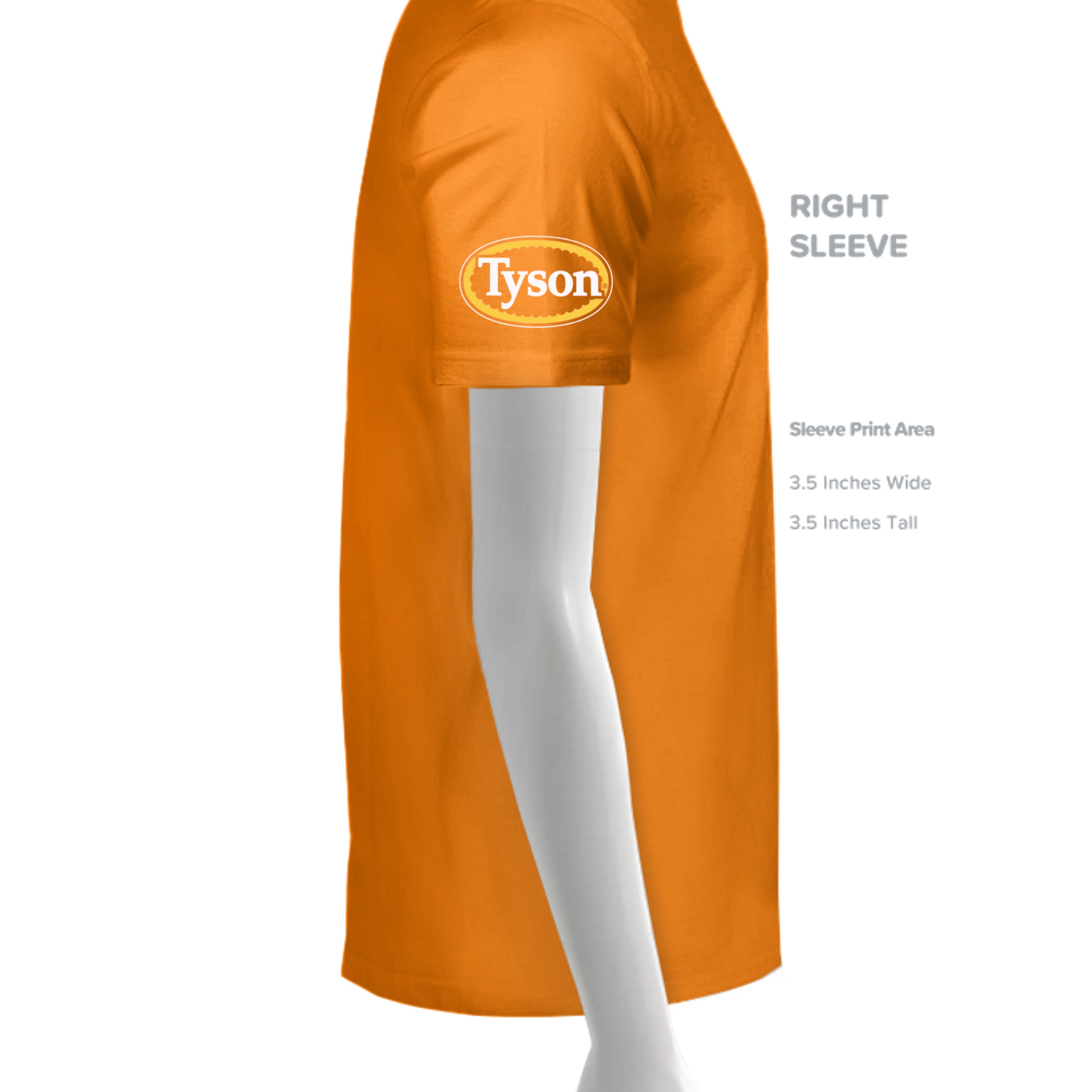 SAFETY ORANGE - G500 - SLEEVE_RIGHT