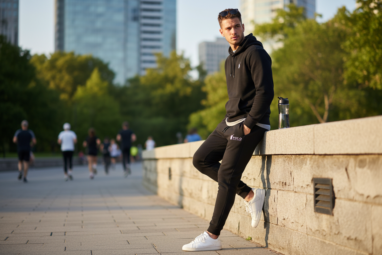 Polo Joggers - Jet Black - Active Lifestyle